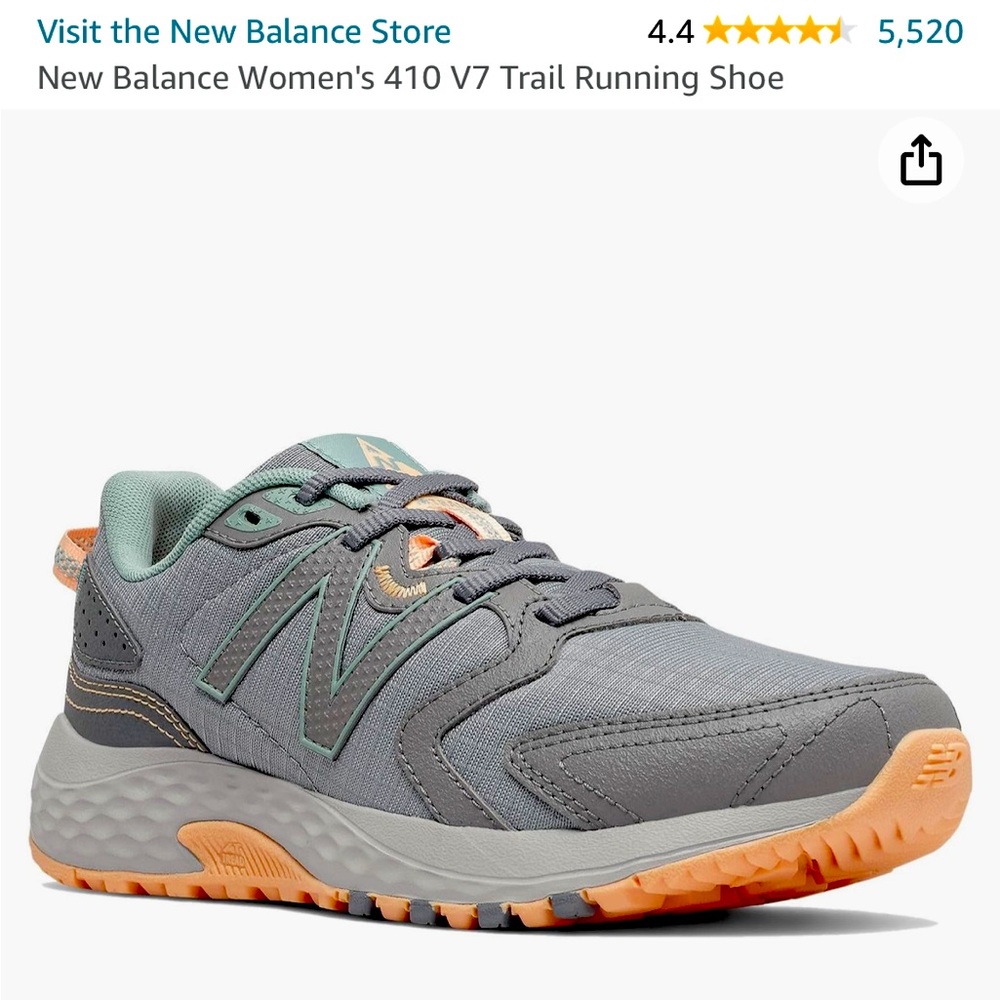 Women’s New Balance Trail shoes.
